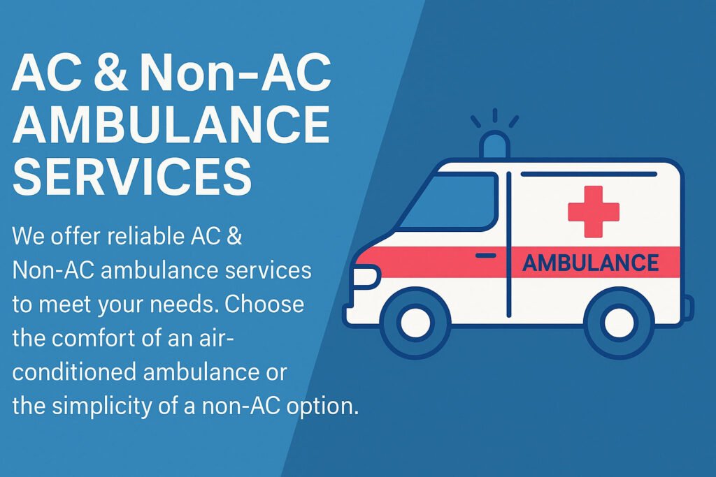 AC and Non-AC ambulance servcies